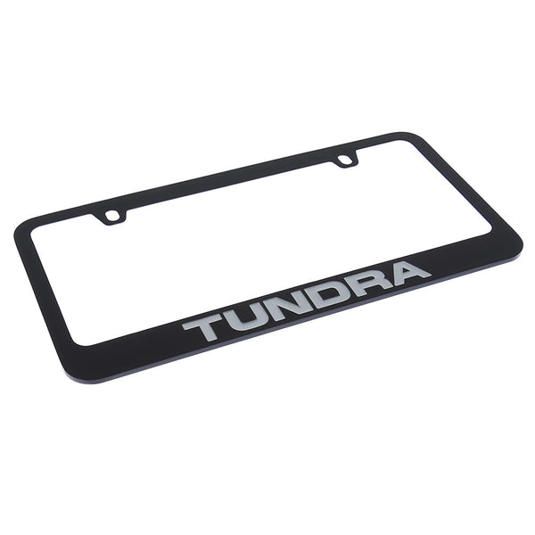 Toyota Tundra Logo License Plate Frame (Black)