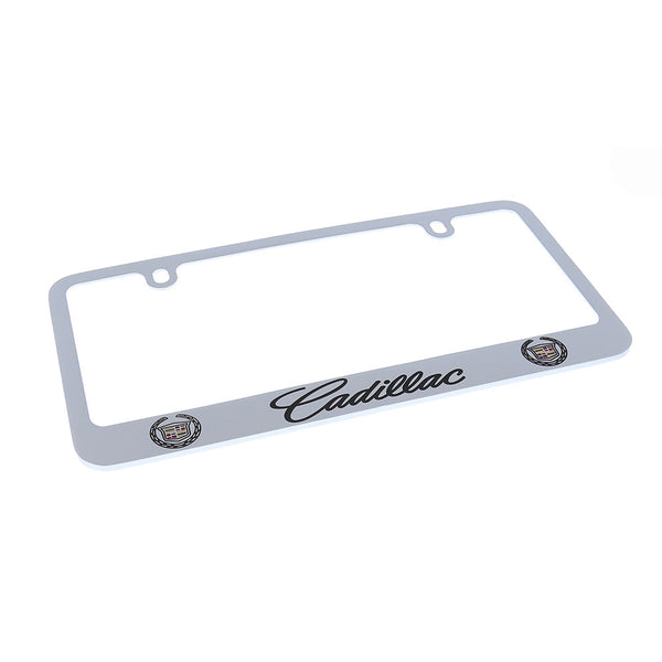 Cadillac Logo License Plate Frame (Chrome)