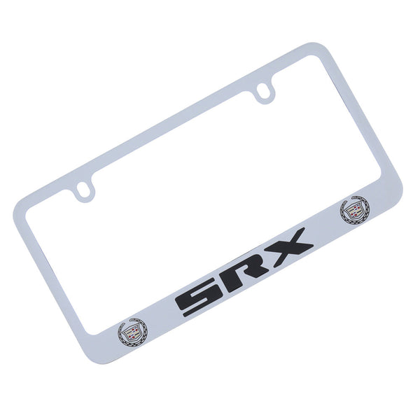 Cadillac SRX Logo License Plate Frame (Chrome)