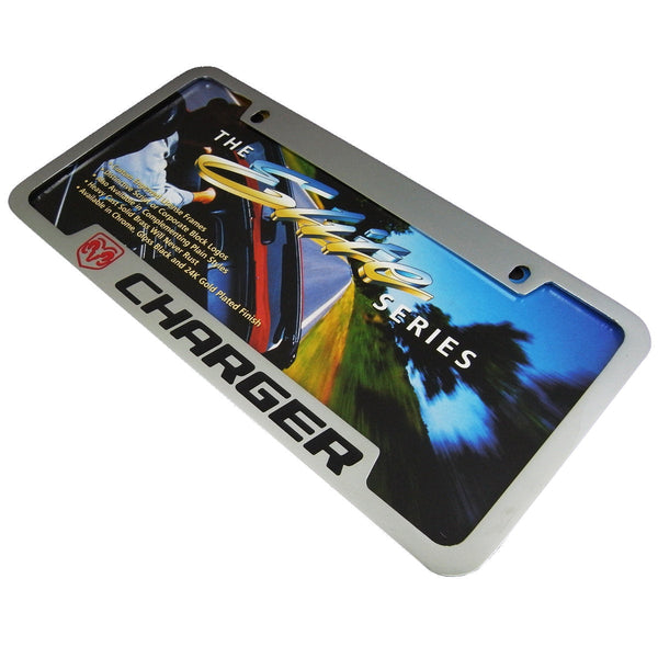 Dodge Charger License Plate Frame (Chrome)