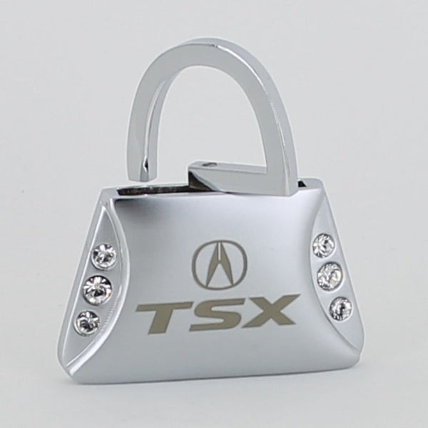 Acura TSX Purse Shape Keychain (Chrome)