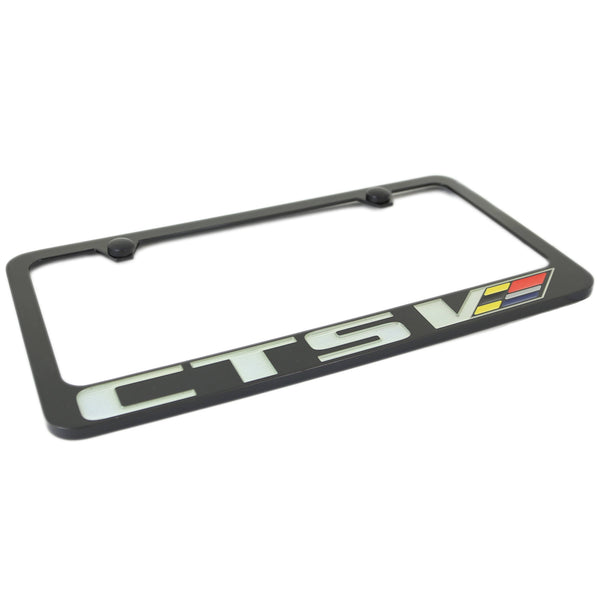 Cadillac CTS V License Plate Frame (Black)