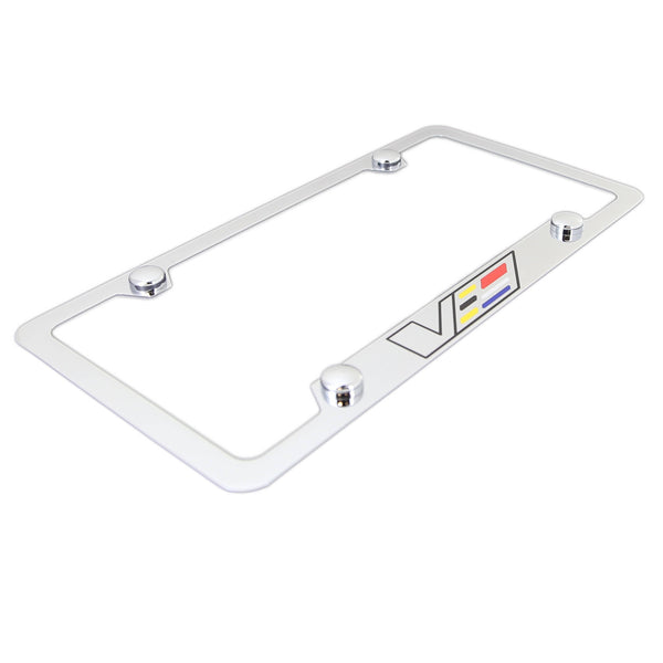 Cadillac V-Series License Plate Frame (Chrome)