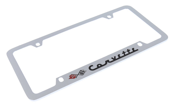 Corvette C1 License Plate Frame (Chrome)