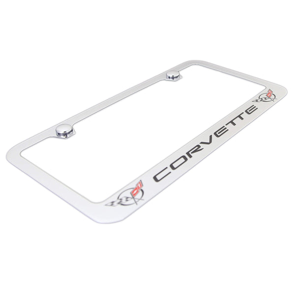 Chevy Corvette C5 License Plate Frame (Chrome)