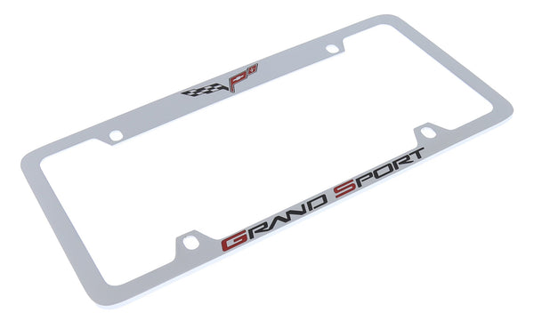 Corvette C6 License Plate Frame (Chrome)