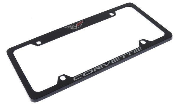 Corvette C5 License Plate Frame (Black)