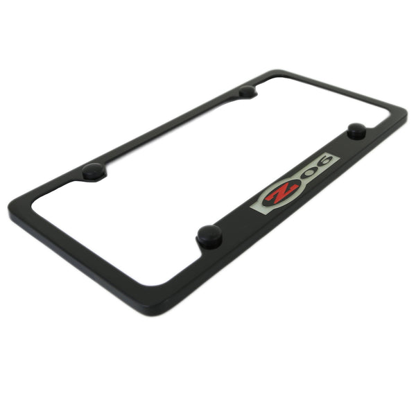 Chevy Corvette C5 Z06 License Plate Frame With 4 Holes (Black)