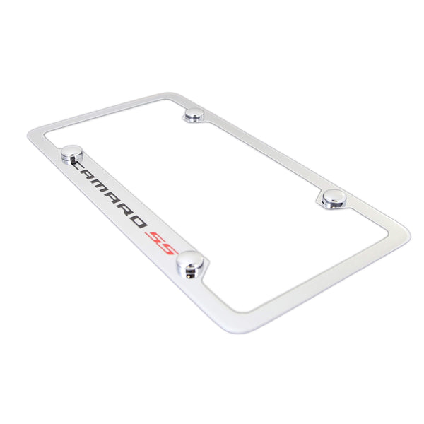 Chevy Corvette C6 Logo License Plate Frame (Black)