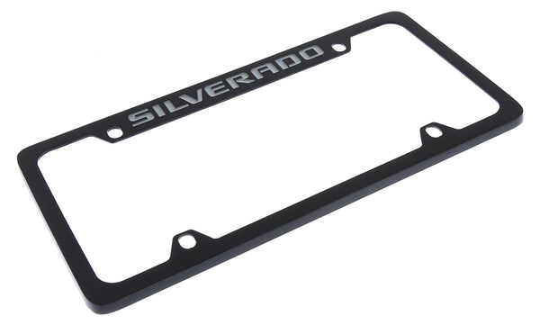 Chevrolet Silverado License Plate Frame (Black)