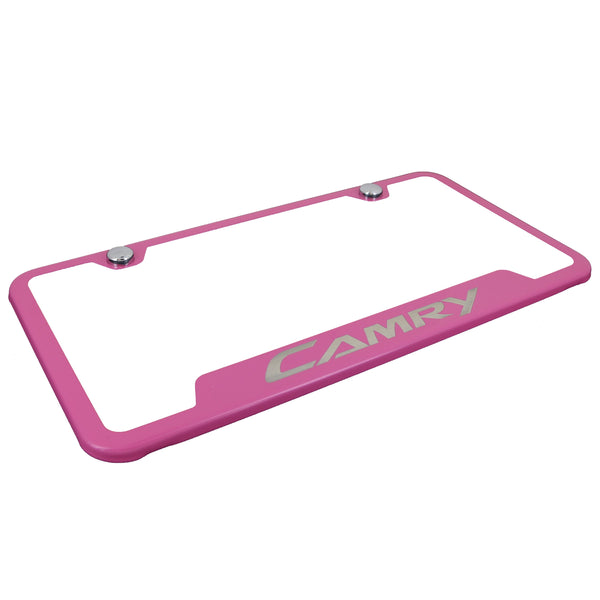 Toyota Camry License Plate Frame (Pink)