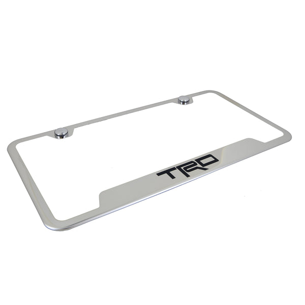 Toyota TRD License Plate Frame (Chrome)