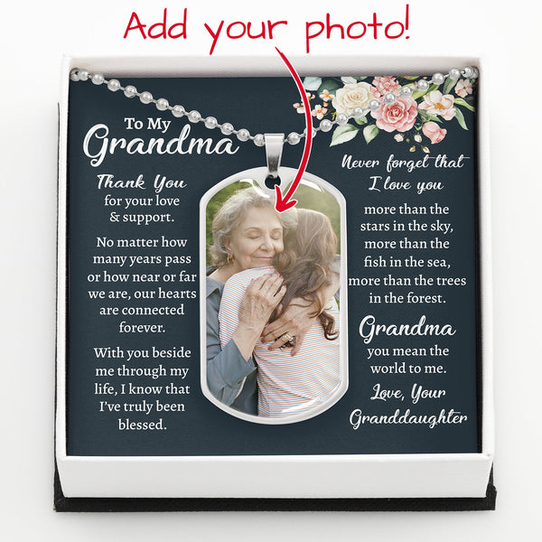 To My Grandma | Love And Support | Gift for Grandma from Granddaughter