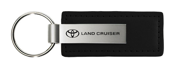 Toyota Land Cruiser Leather Keychain (Black)