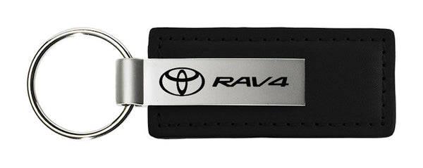 Toyota Rav4 Leather Keychain (Black)