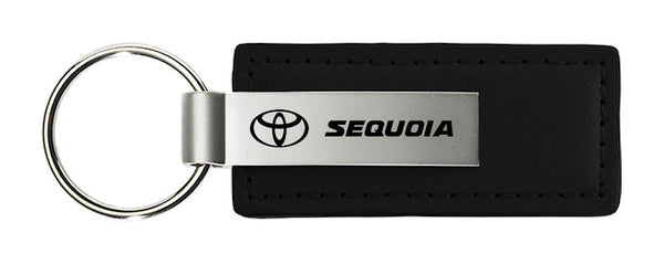 Toyota Sequoia Leather Keychain (Black)