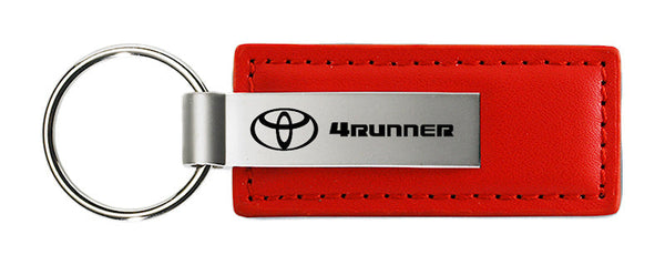 Toyota 4Runner Leather Keychain (Red)