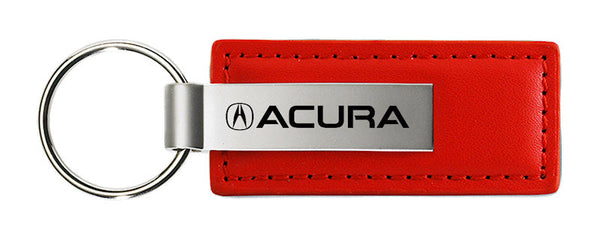 Acura Leather Keychain (Red)