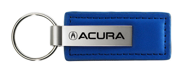 Acura Leather Keychain (Blue)