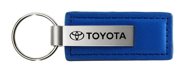 Toyota Leather Keychain (Blue)