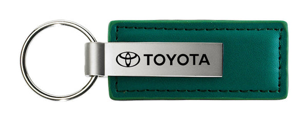 Toyota Leather Keychain (Green)