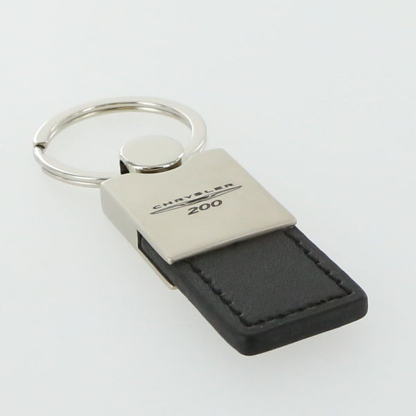 Chrysler 200 Leather Key Ring (Black)