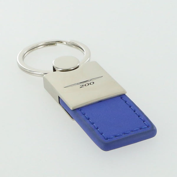 Chrysler200 Leather Key Ring (Blue)