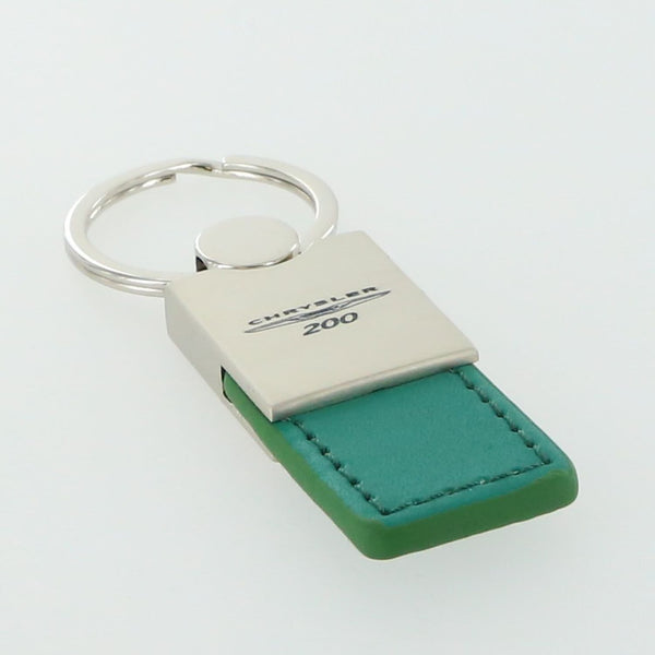 Chrysler 200 Leather Key Ring (Green)