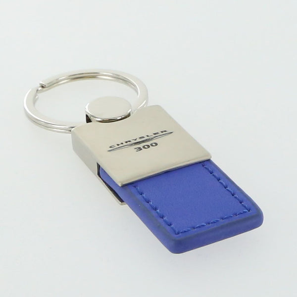 Chrysler 300 Leather Key Ring (Blue)