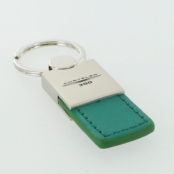 Chrysler 300 Leather Key Ring (Green)