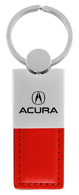 Acura Leather Key Ring (Red)