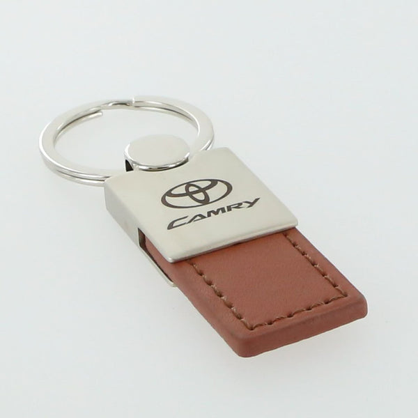 Toyota Camry Leather Key Ring (Brown)