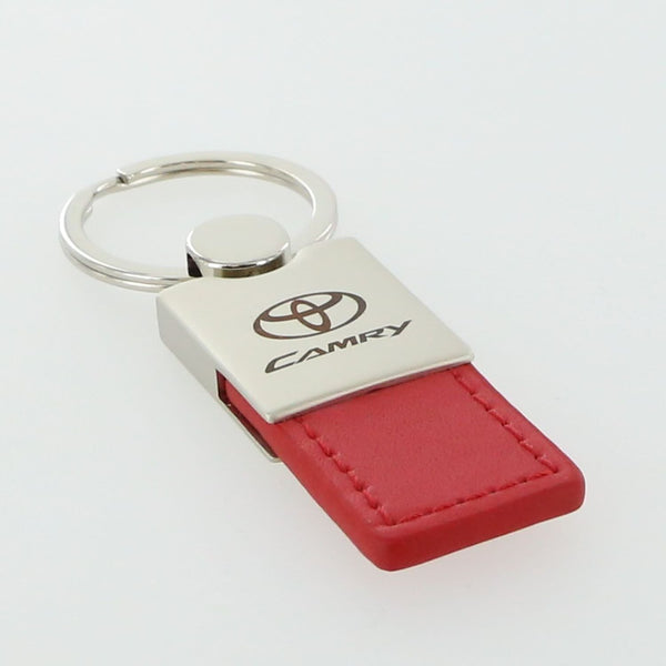 Toyota Camry Leather Key Ring (Red)