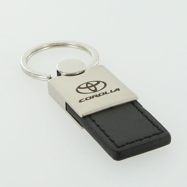 Toyota Corolla Leather Key Ring (Black)