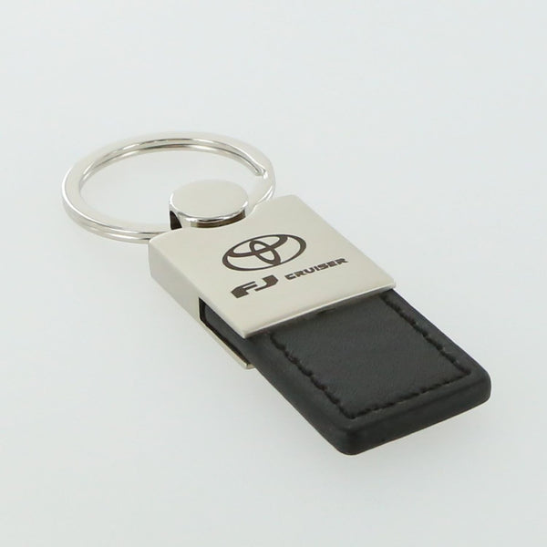 Toyota FJ Cruiser Leather Key Ring (Black)