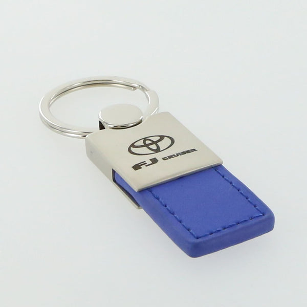 Toyota FJ Cruiser Leather Key Ring (Blue)