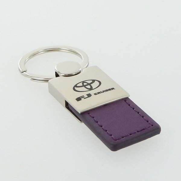 Toyota FJ Cruiser Leather Key Ring (Purple)