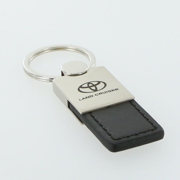 Toyota Land Cruiser Leather Key Ring (Black)