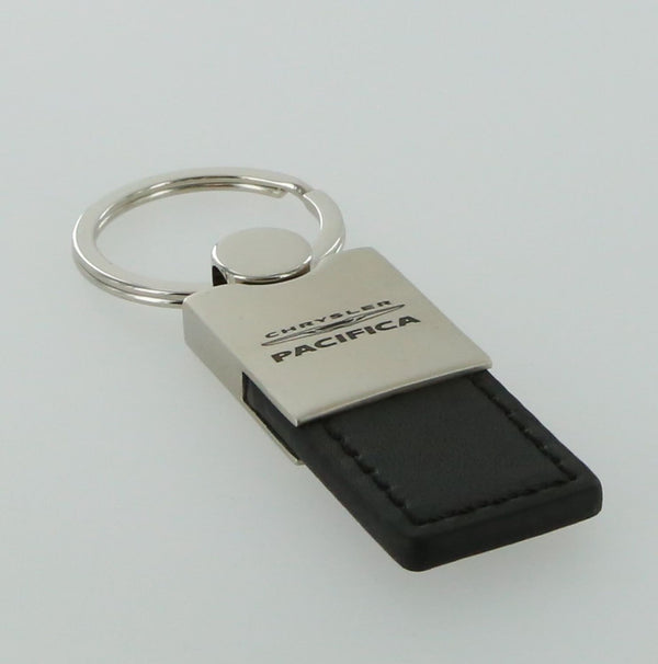 Chrysler Pacifica Leather Key Ring (Black)