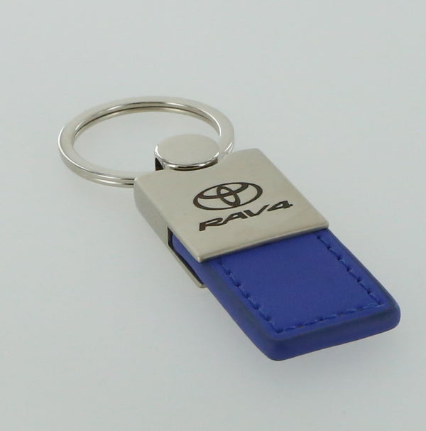 Toyota RAV4 Leather Key Ring (Blue)