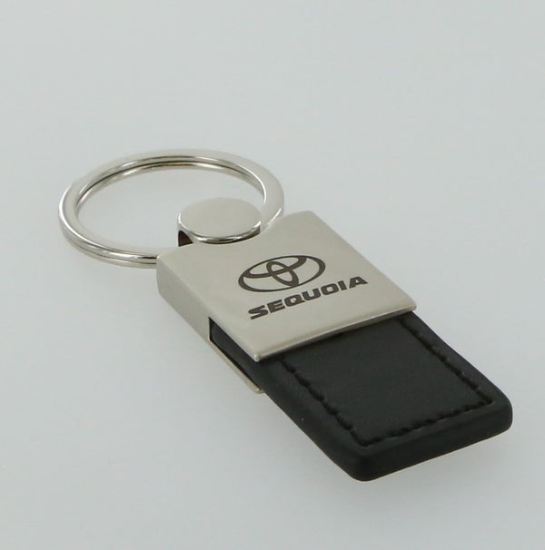 Toyota Sequoia Leather Key Ring (Black)