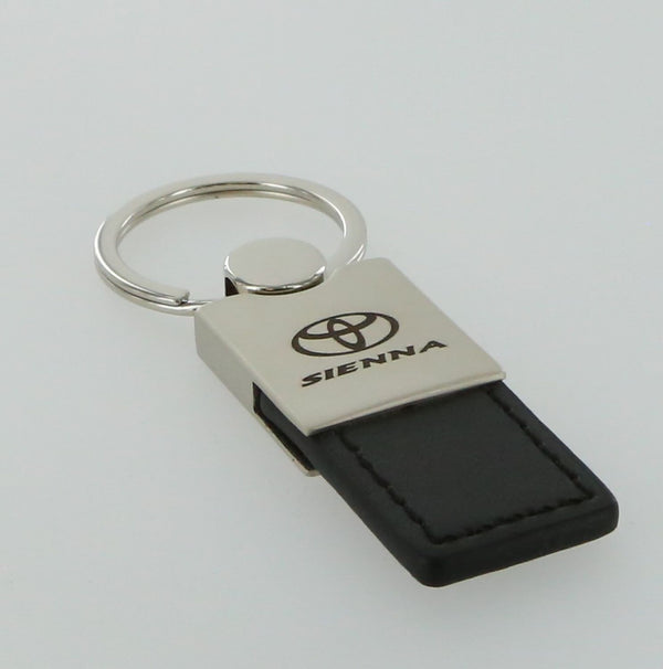 Toyota Sienna Leather Key Ring (Black)