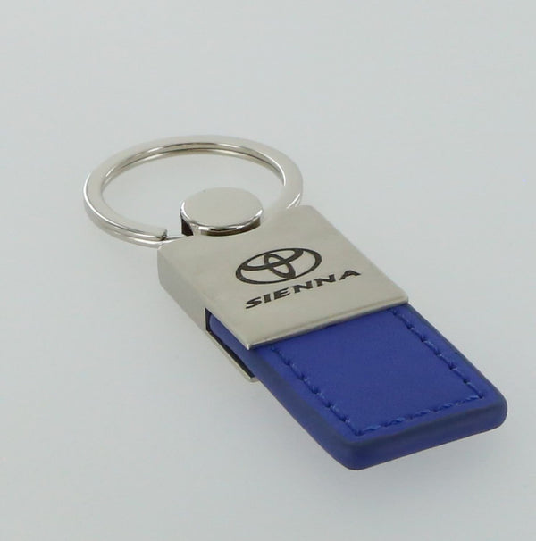 Toyota Sienna Leather Key Ring (Blue)