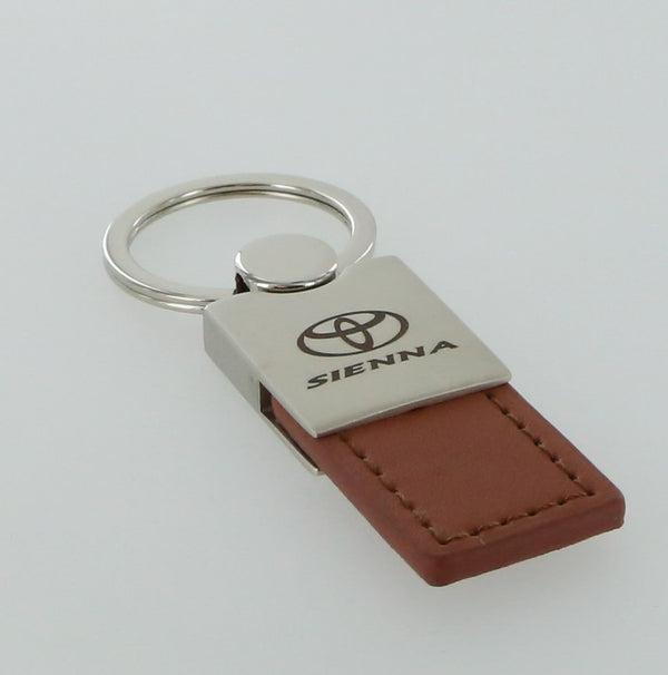 Toyota Sienna Leather Key Ring (Brown)