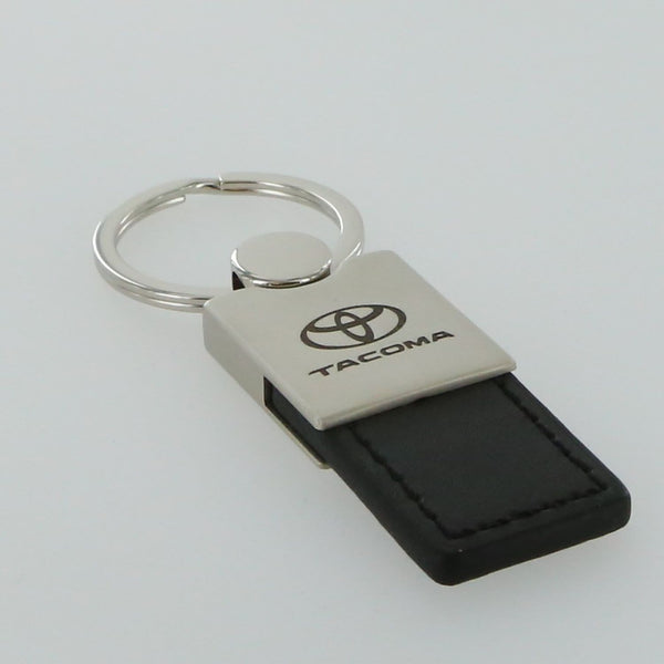 Toyota Tacoma Leather Key Ring (Black)