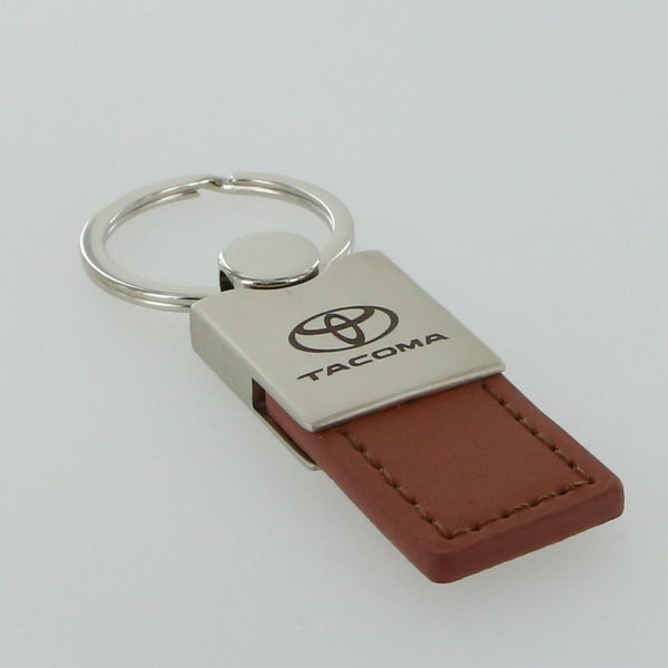 Toyota Tacoma Leather Key Ring (Brown)