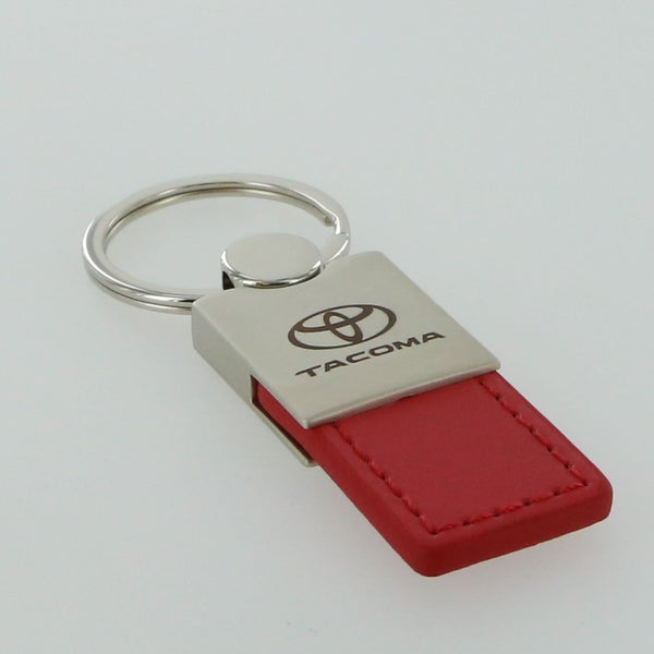 Toyota Tacoma Leather Key Ring (Red)