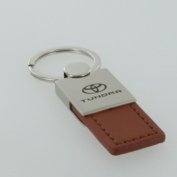 Toyota Tundra Leather Key Ring (Brown)