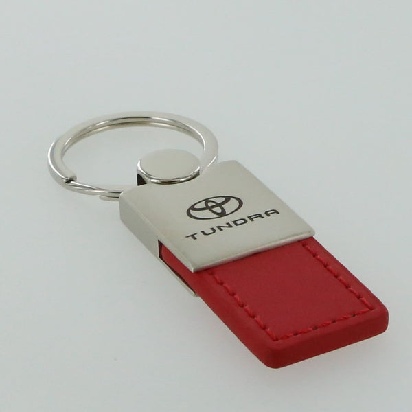 Toyota Tundra Leather Key Ring (Red)