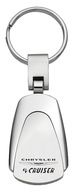 Chrysler PT Cruiser Tear Drop Keychain (Chrome)